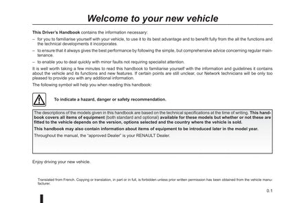 2016-2017 Renault Scénic/Grand Scénic Owner's Manual | English