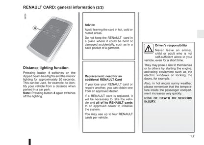 2016-2017 Renault Scénic/Grand Scénic Owner's Manual | English