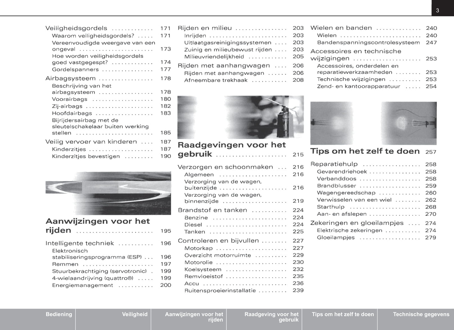 2007-2010 Audi A8 Owner's Manual | Dutch