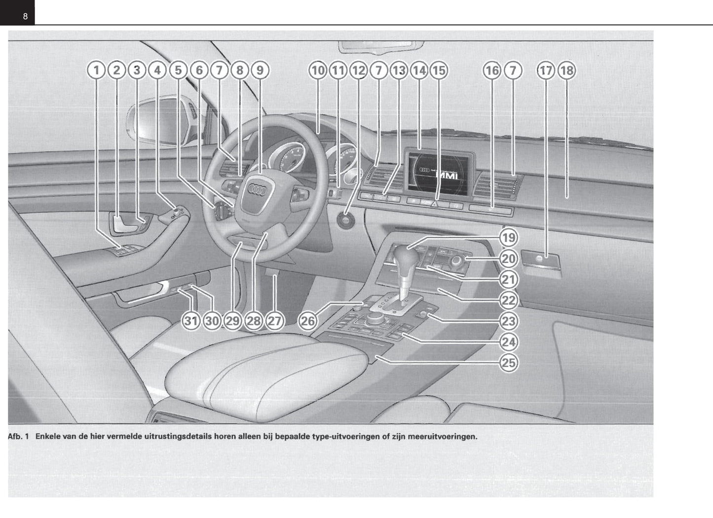 2007-2010 Audi A8 Owner's Manual | Dutch