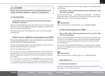 2007-2010 Audi A8 Owner's Manual | Dutch