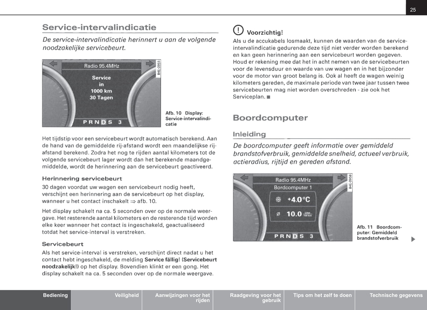 2007-2010 Audi A8 Owner's Manual | Dutch