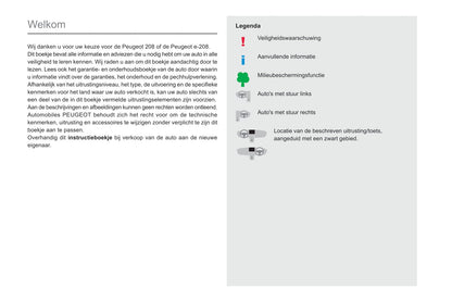 2021-2022 Peugeot 208/e-208 Gebruikershandleiding | Nederlands