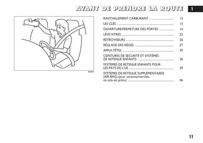 2013-2014 Fiat Sedici Gebruikershandleiding | Frans