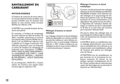 2013-2014 Fiat Sedici Gebruikershandleiding | Frans