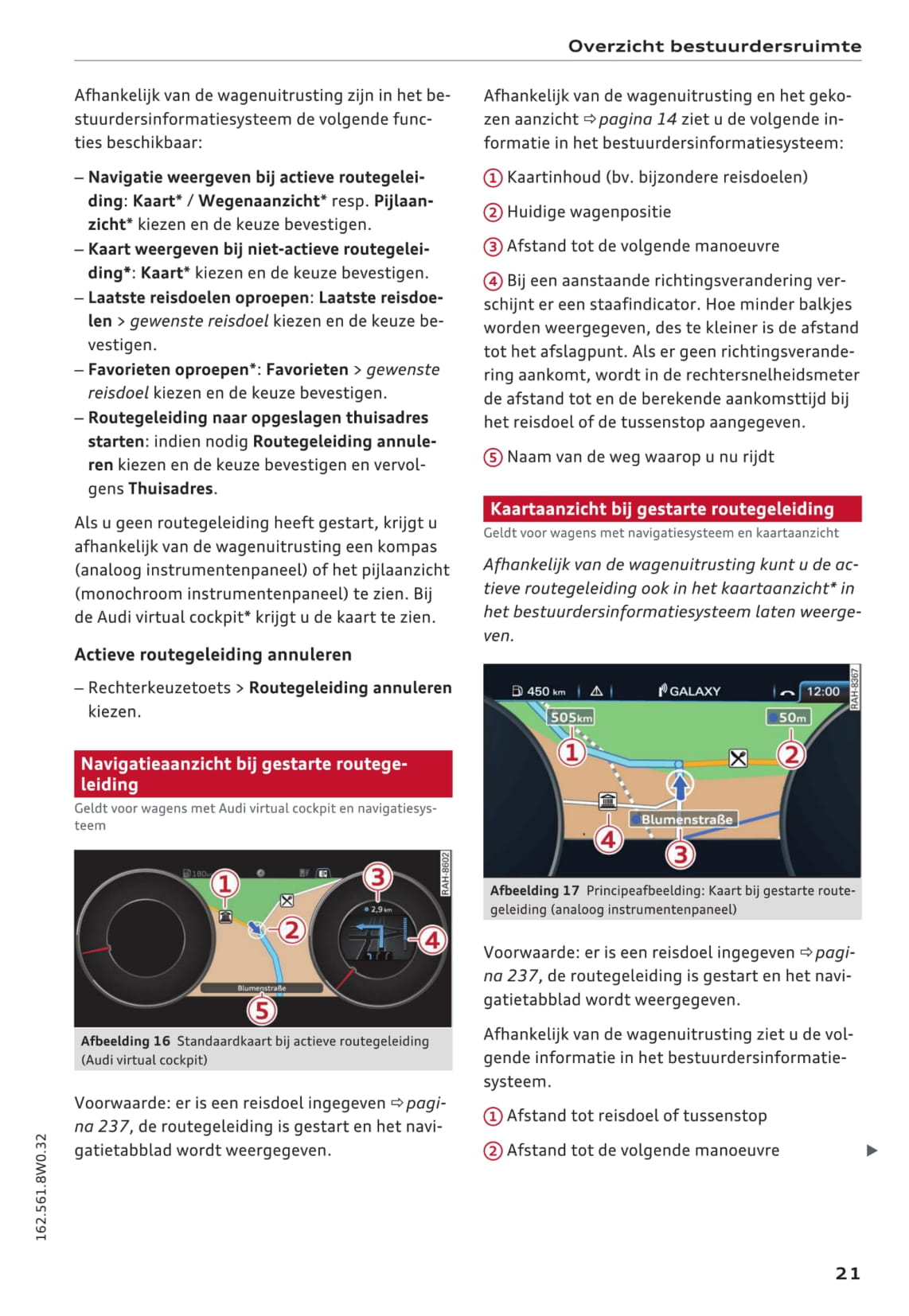 2015-2017 Audi A4 Limousine/A4 Avant Owner's Manual | Dutch