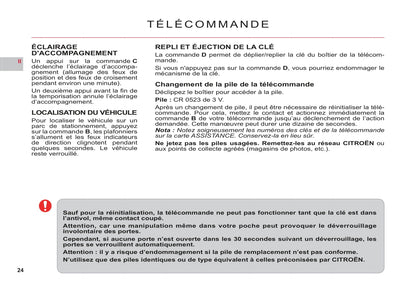 2011-2012 Citroën C6 Owner's Manual | French