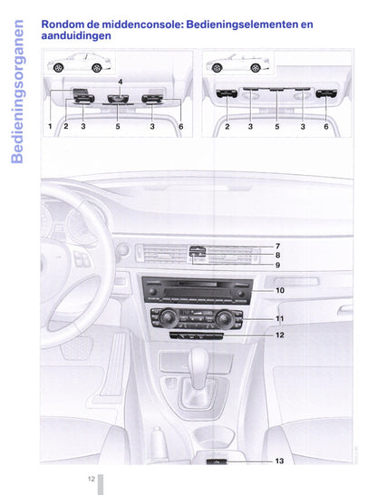 2011-2012 BMW 3 Series Coupé/3 Series Cabrio Owner's Manual | Dutch