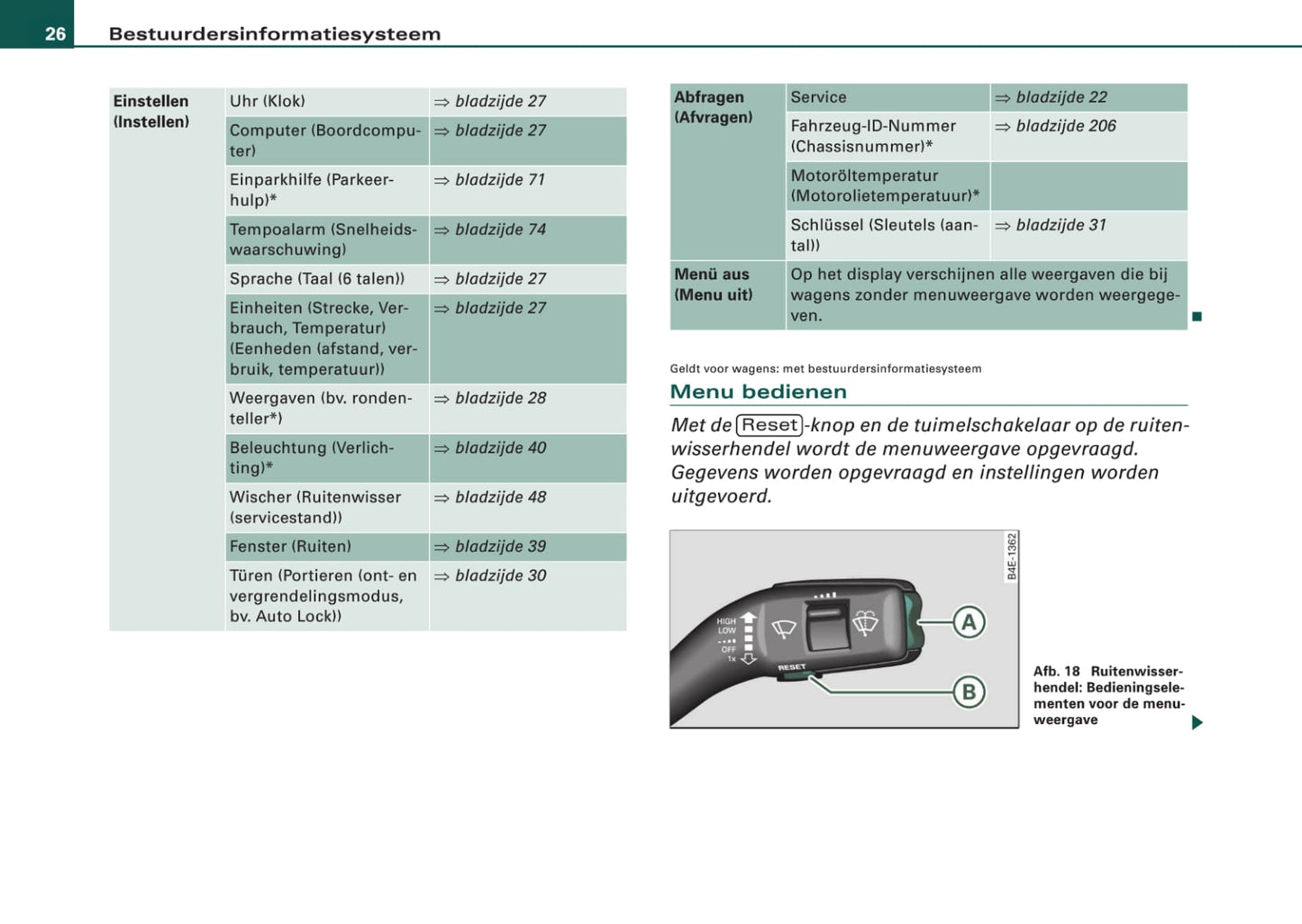 2006-2010 Audi TT Coupé/TTS Coupé/TT RS Coupé Owner's Manual | Dutch