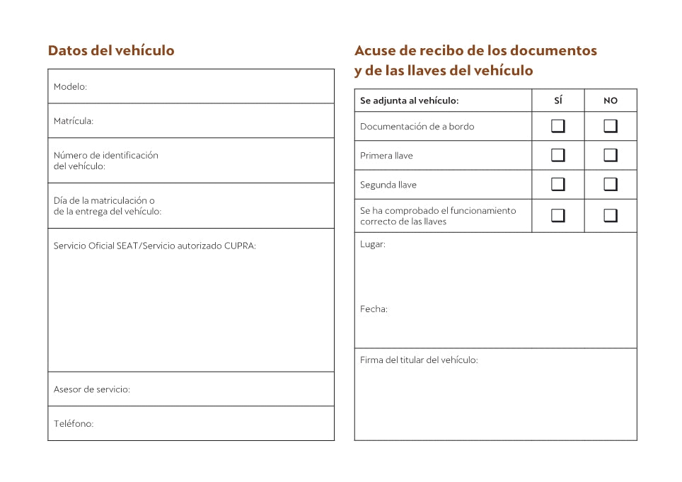 2021-2022 Cupra Ateca Owner's Manual | Spanish