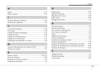 2012 Kia Rondo Owner's Manual | French