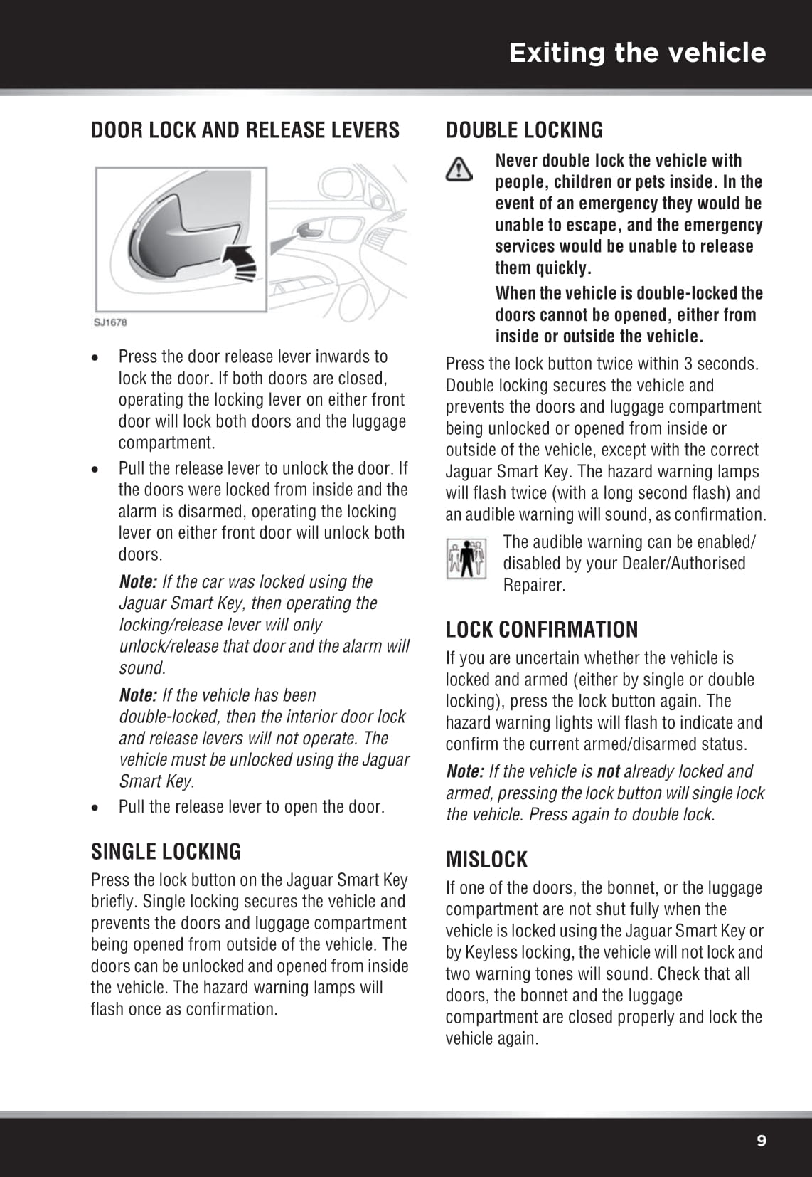 2014 Jaguar XK Owner's Manual | English