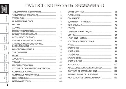 2008-2011 Fiat Croma Manuel du propriétaire | Français