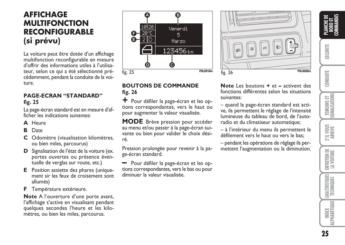 2008-2011 Fiat Croma Manuel du propriétaire | Français