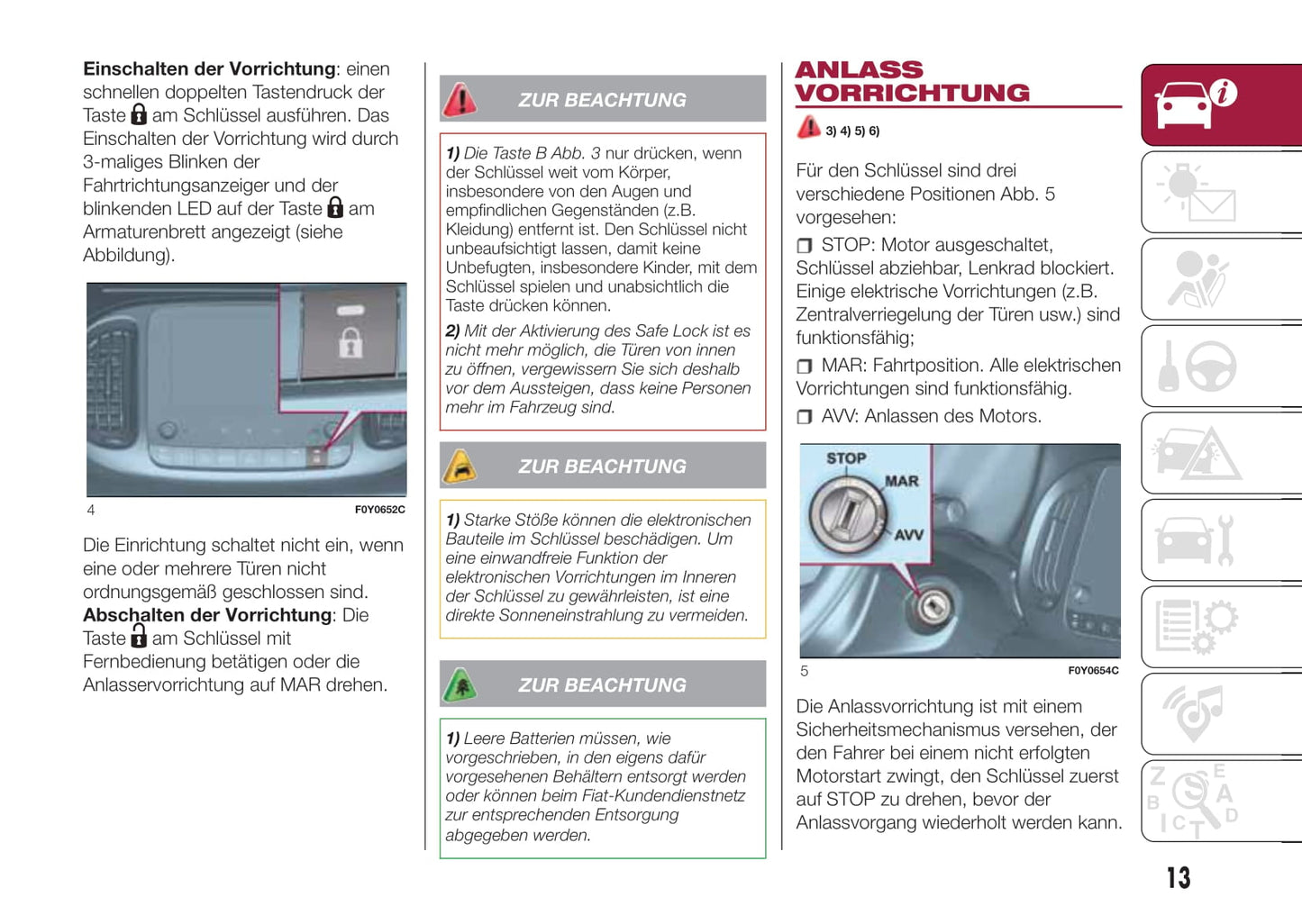 2017-2018 Fiat 500L Gebruikershandleiding | Duits