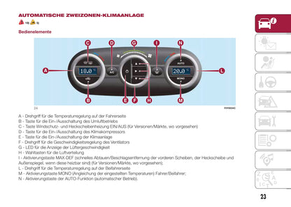 2017-2018 Fiat 500L Gebruikershandleiding | Duits