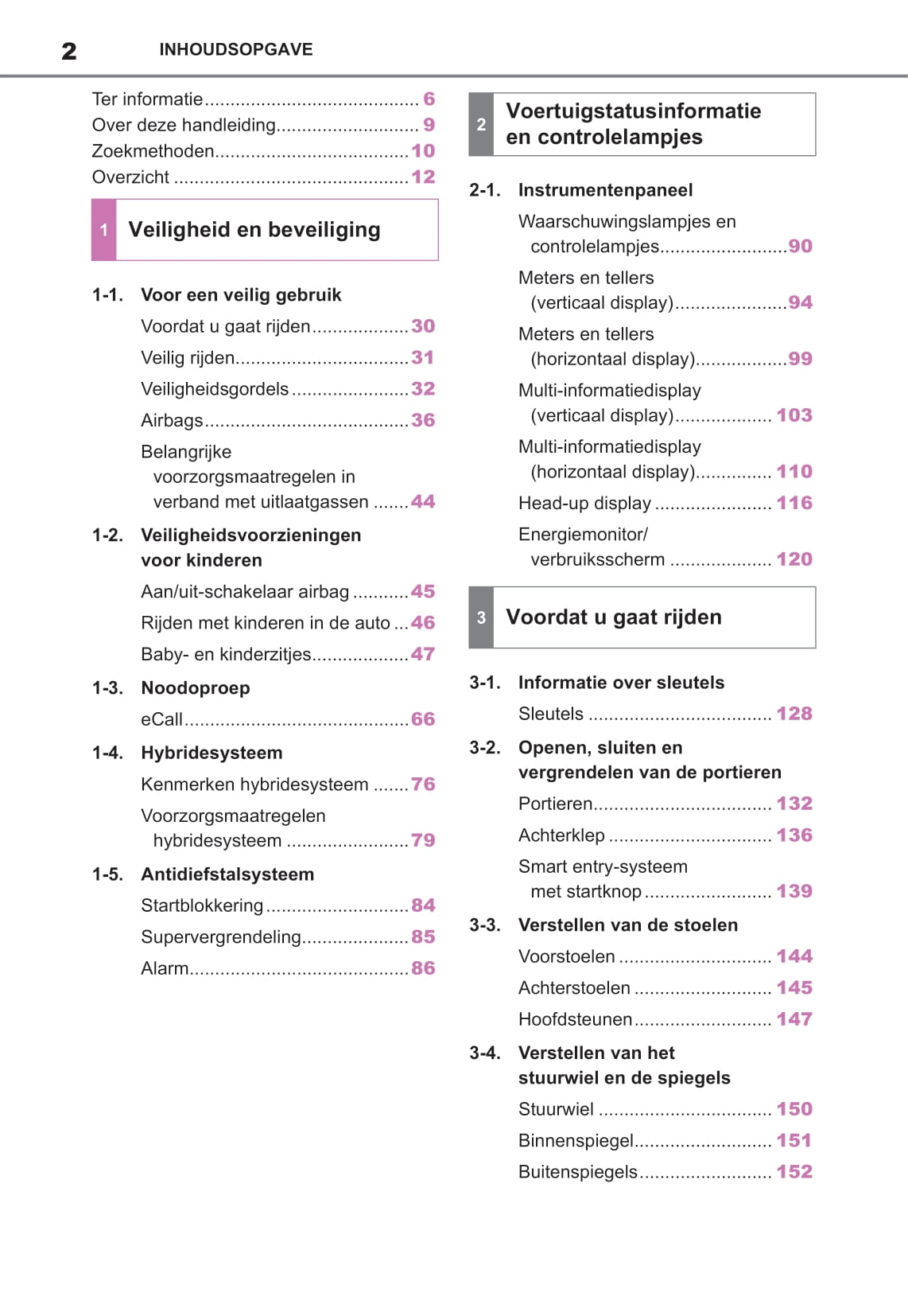 2021-2022 Toyota Yaris Hybrid Owner's Manual | Dutch