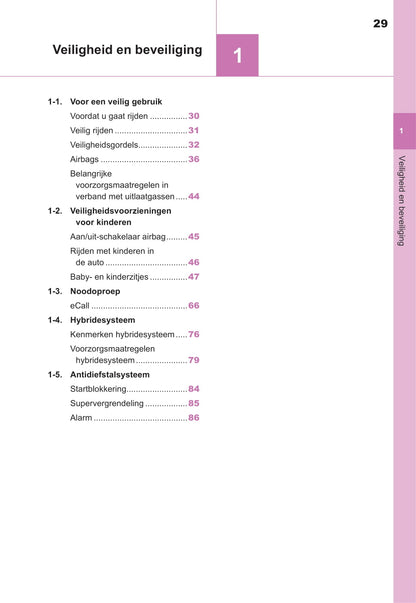 2021-2022 Toyota Yaris Hybrid Owner's Manual | Dutch