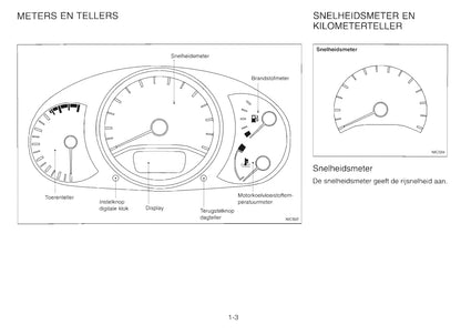 2000-2003 Nissan Almera Tino Manuel du propriétaire | Néerlandais