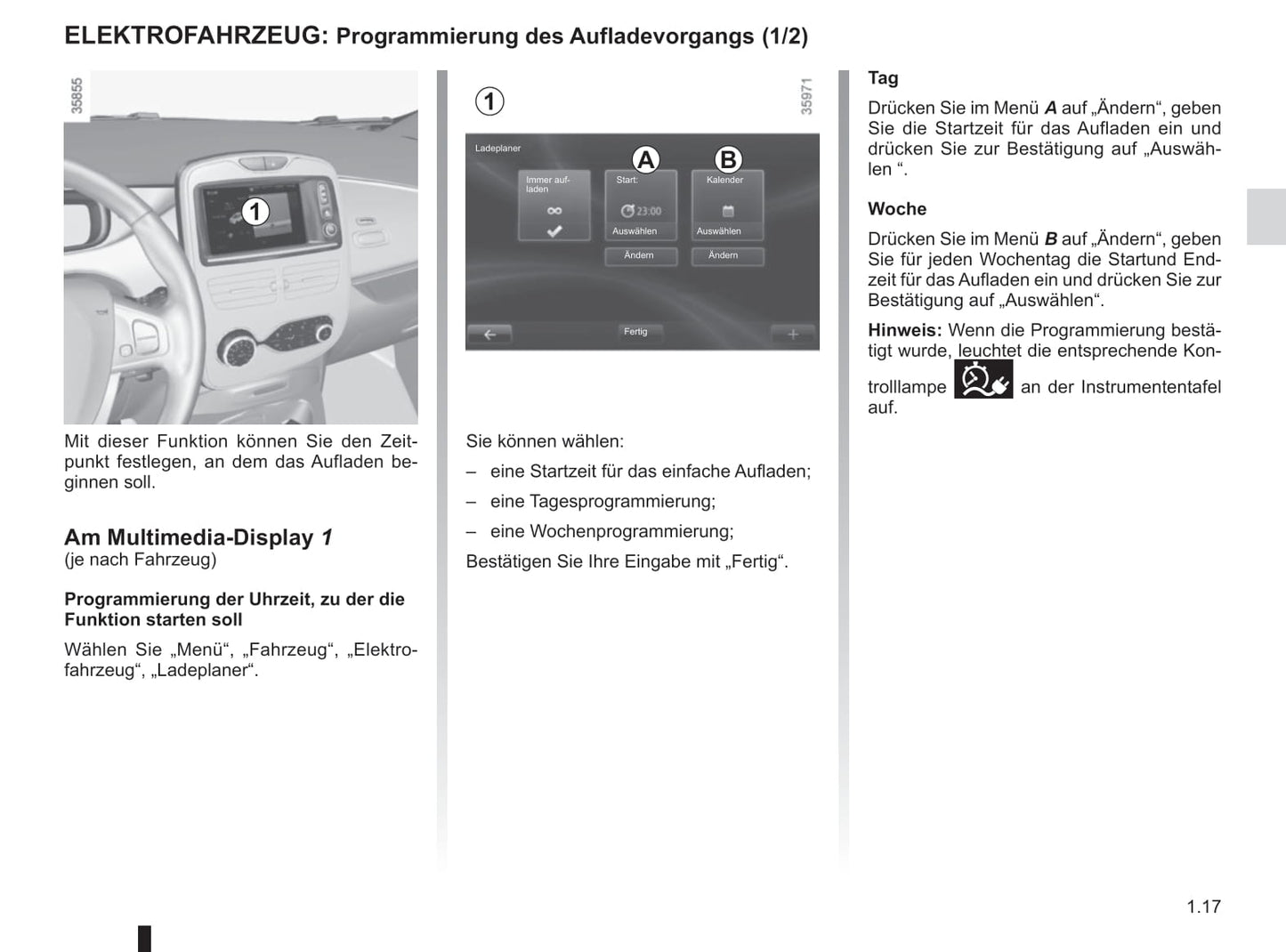 2018-2019 Renault Zoe Bedienungsanleitung | Deutsch