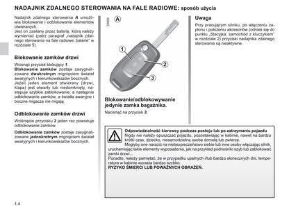 2019-2020 Renault Kadjar Owner's Manual | Polish