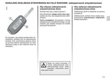 2019-2020 Renault Kadjar Owner's Manual | Polish