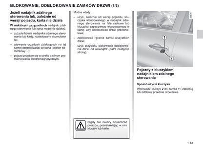 2019-2020 Renault Kadjar Owner's Manual | Polish