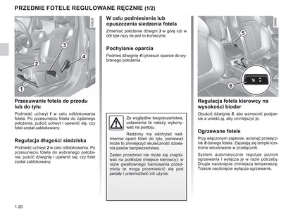 2019-2020 Renault Kadjar Owner's Manual | Polish