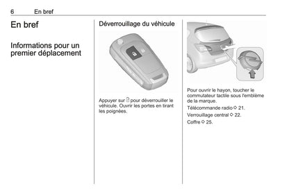 2018-2019 Opel Corsa Manuel du propriétaire | Français