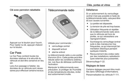 2018-2019 Opel Corsa Manuel du propriétaire | Français