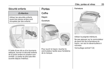 2018-2019 Opel Corsa Manuel du propriétaire | Français