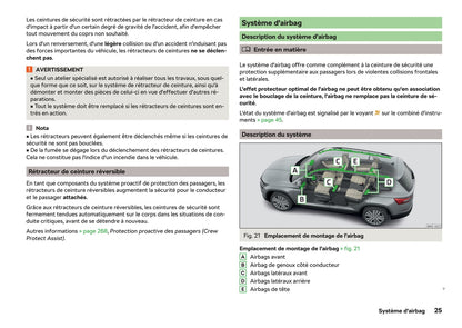 2017-2021 Skoda Kodiaq Bedienungsanleitung | Französisch