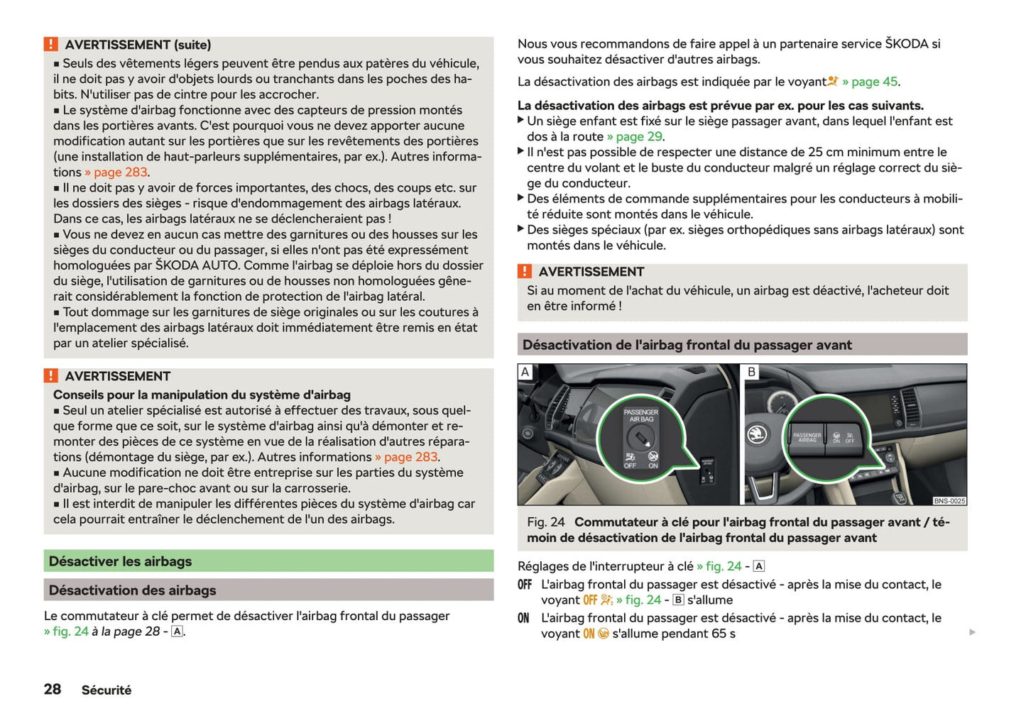 2017-2021 Skoda Kodiaq Bedienungsanleitung | Französisch