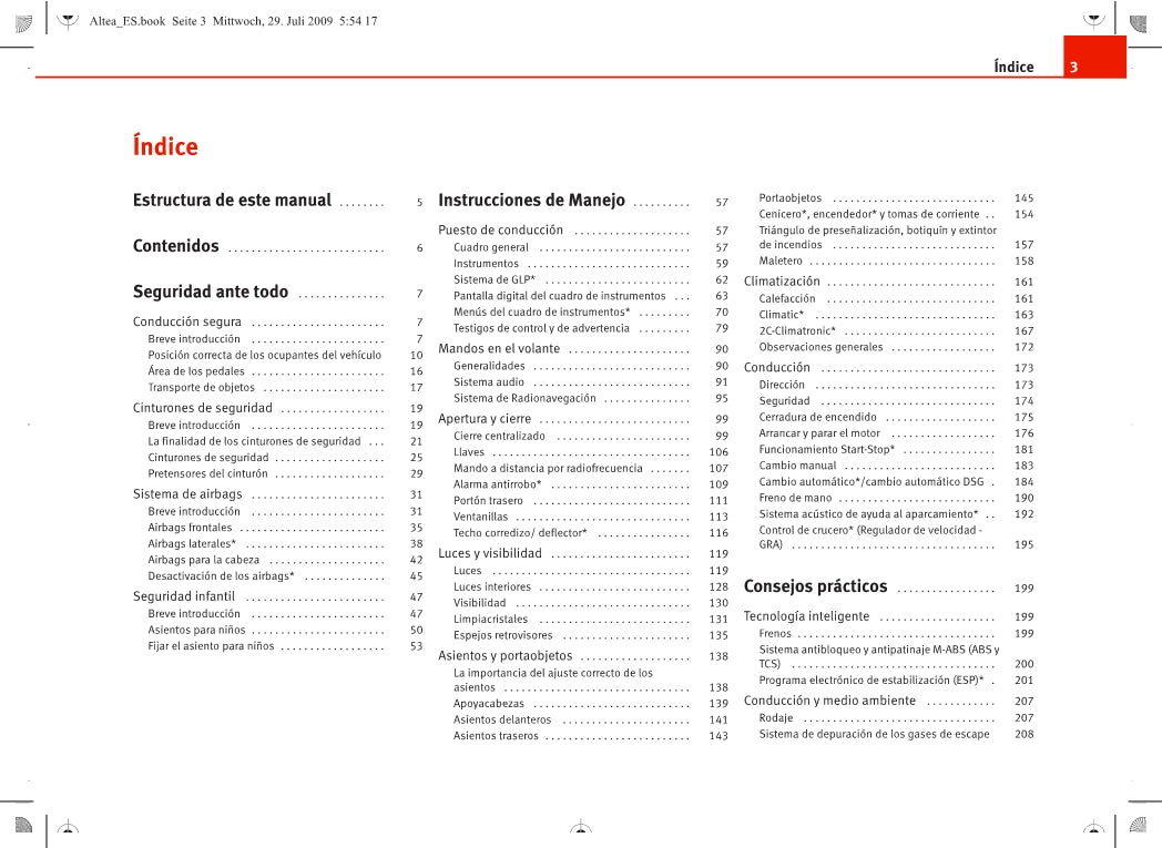 Seat Media System 2.0 Manual de Instrucciones 2004 - 2009