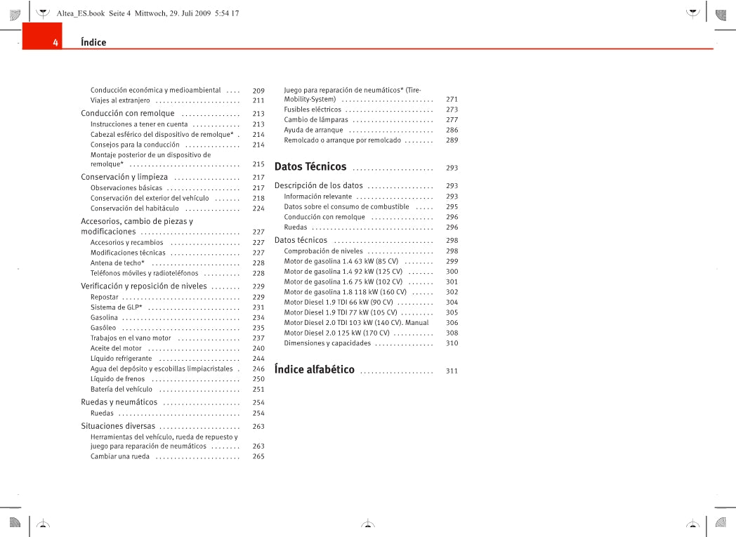 Seat Media System 2.0 Manual de Instrucciones 2004 - 2009