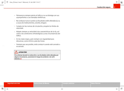 Seat Media System 2.0 Manual de Instrucciones 2004 - 2009