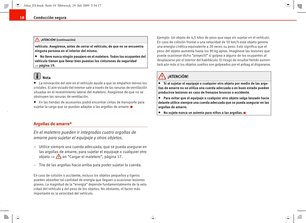 Seat Media System 2.0 Manual de Instrucciones 2004 - 2009