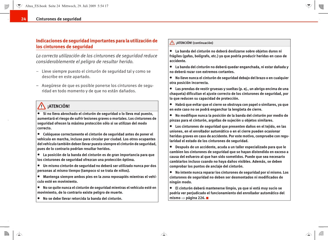 Seat Media System 2.0 Manual de Instrucciones 2004 - 2009