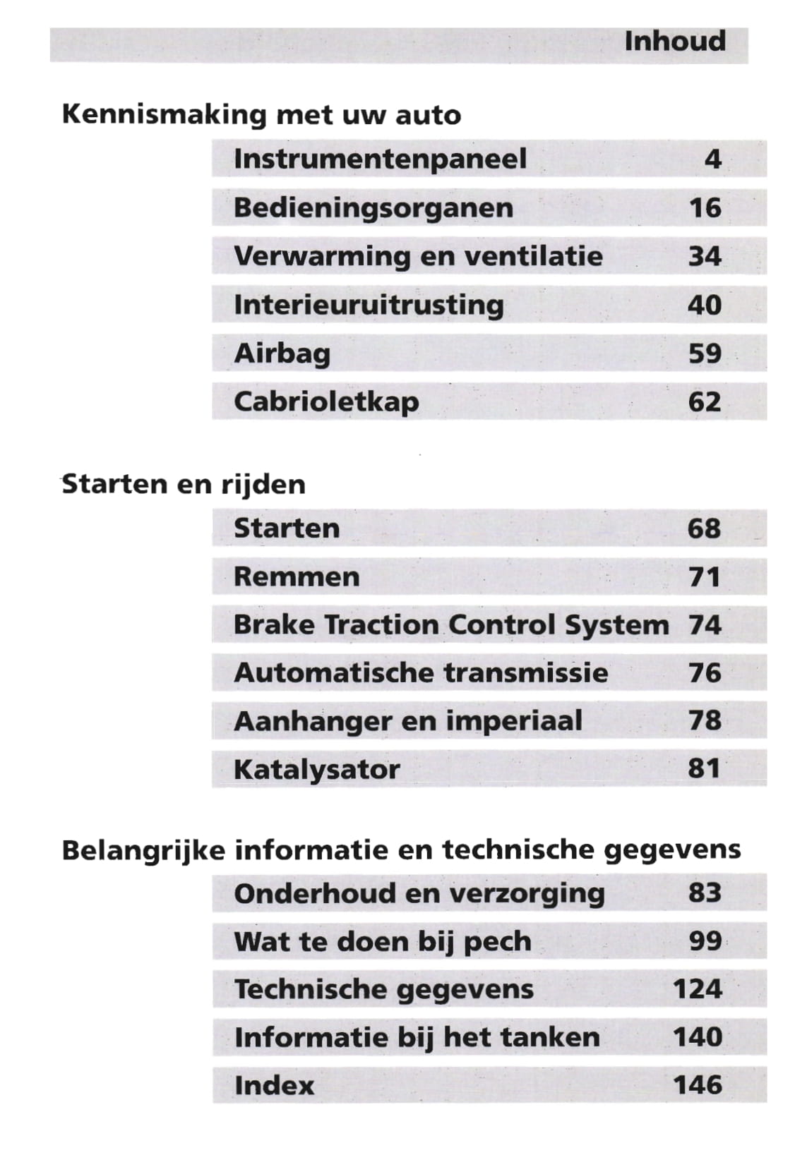 1995-2000 Ford Escort Gebruikershandleiding | Nederlands