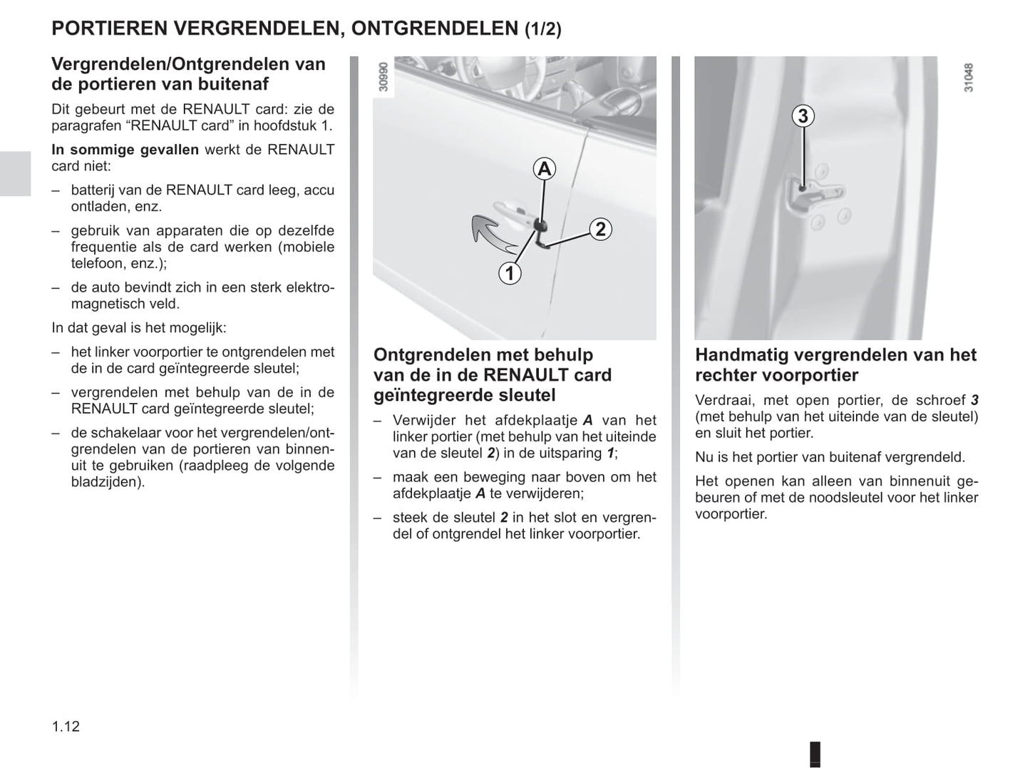 2015-2016 Renault Mégane Coupé Cabriolet/Mégane CC Owner's Manual | Dutch