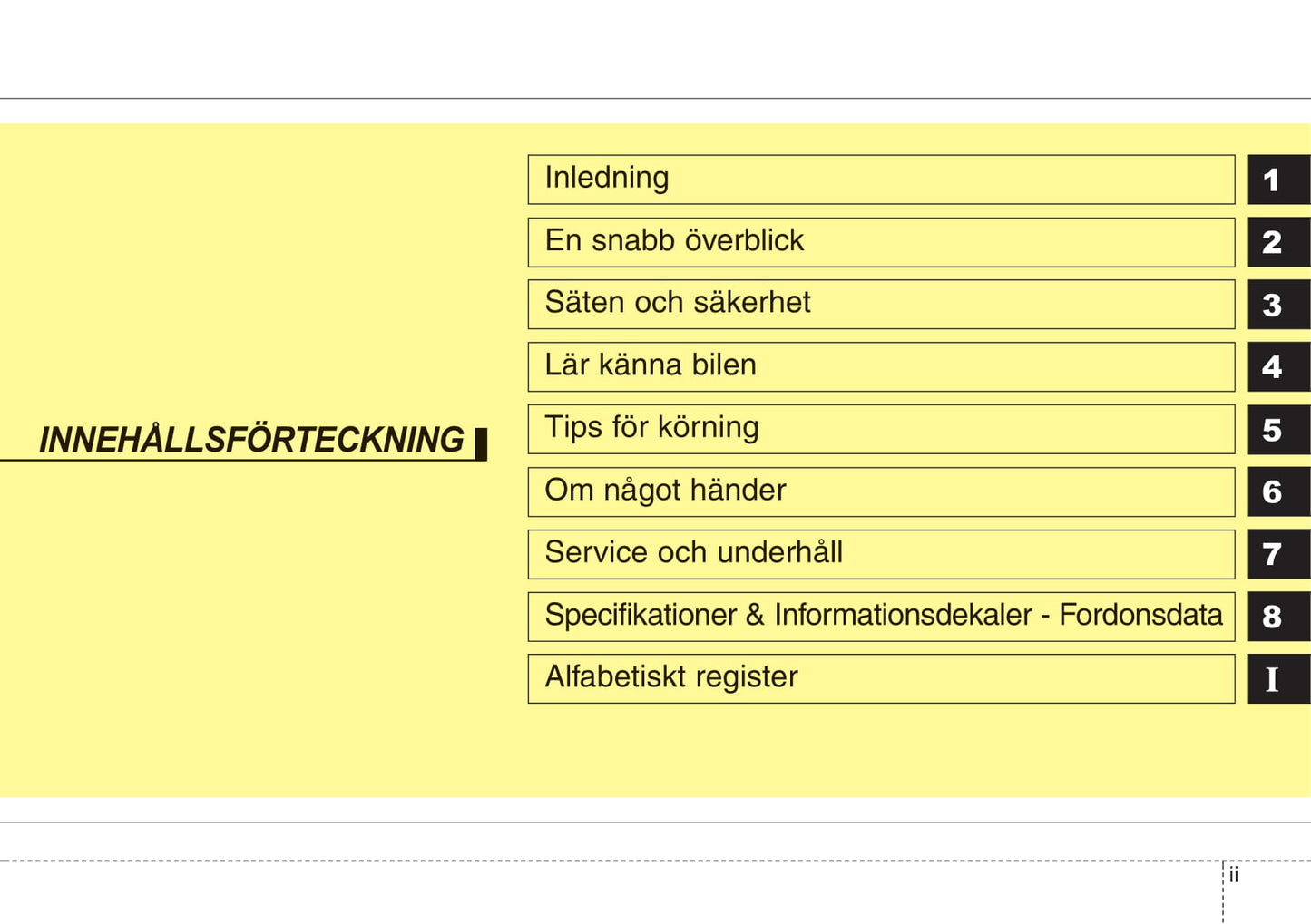 2009-2010 Kia Soul Owner's Manual | Swedish