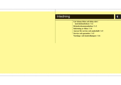 2009-2010 Kia Soul Owner's Manual | Swedish