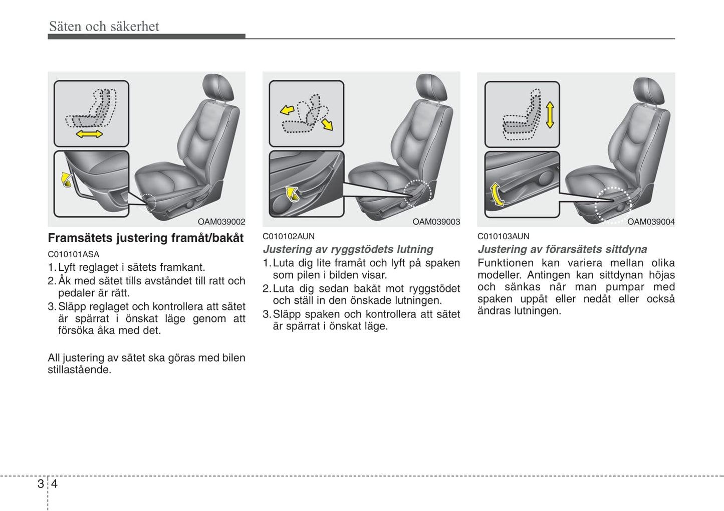 2009-2010 Kia Soul Owner's Manual | Swedish