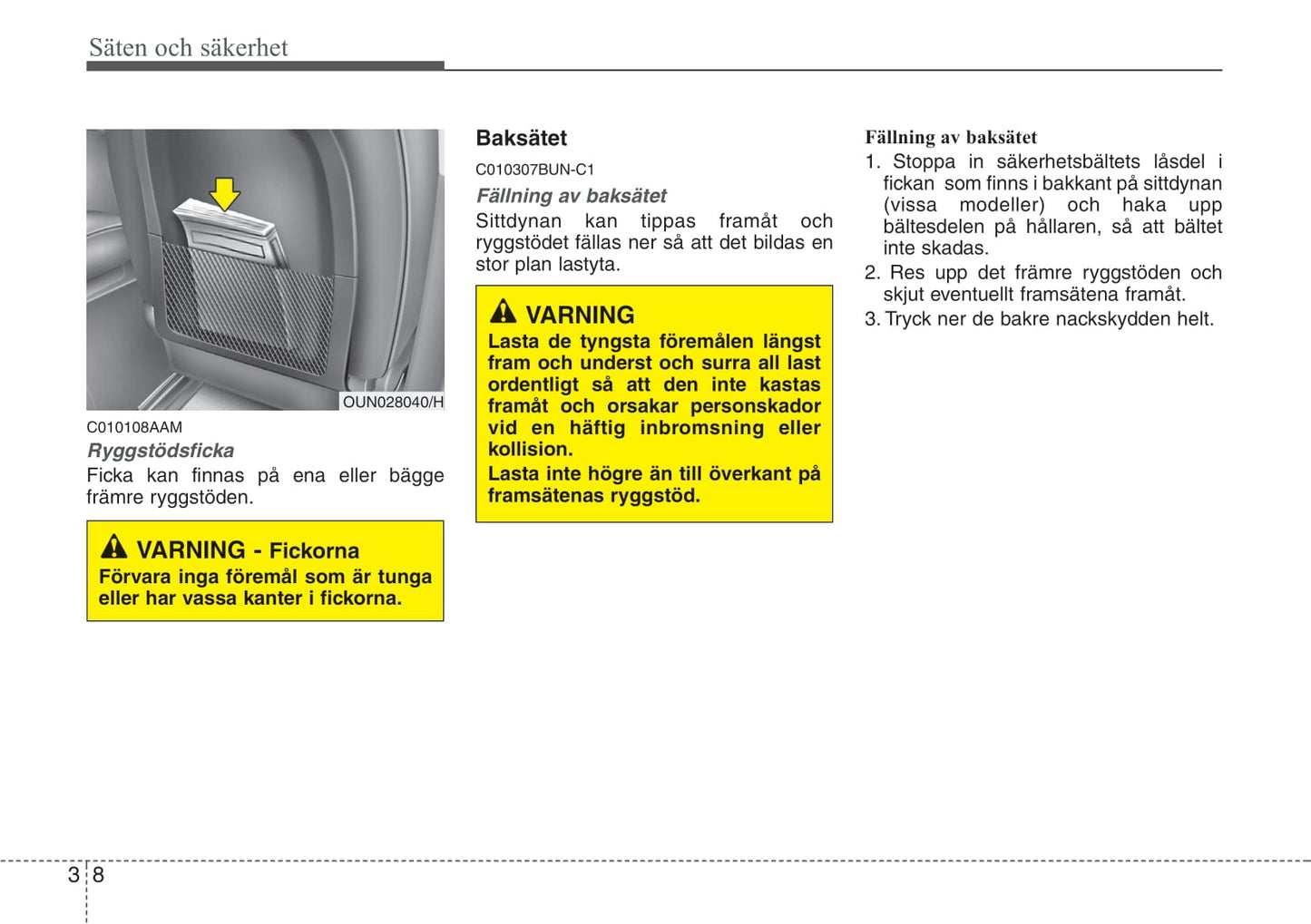 2009-2010 Kia Soul Owner's Manual | Swedish