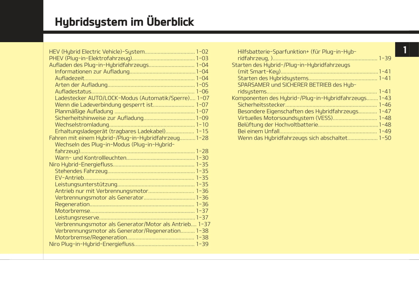 2021-2022 Kia Niro Hybrid/Niro Plug-in Hybrid Owner's Manual | German