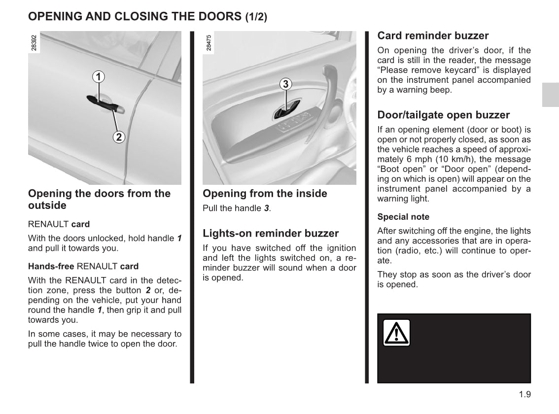 2015-2016 Renault Mégane Owner's Manual | English