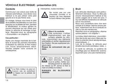 2018-2019 Renault Zoe Owner's Manual | French