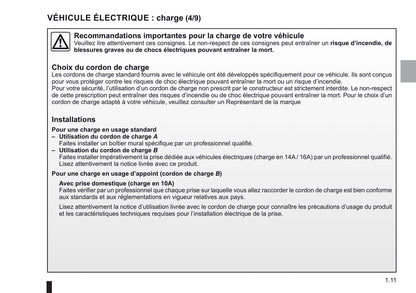 2018-2019 Renault Zoe Owner's Manual | French