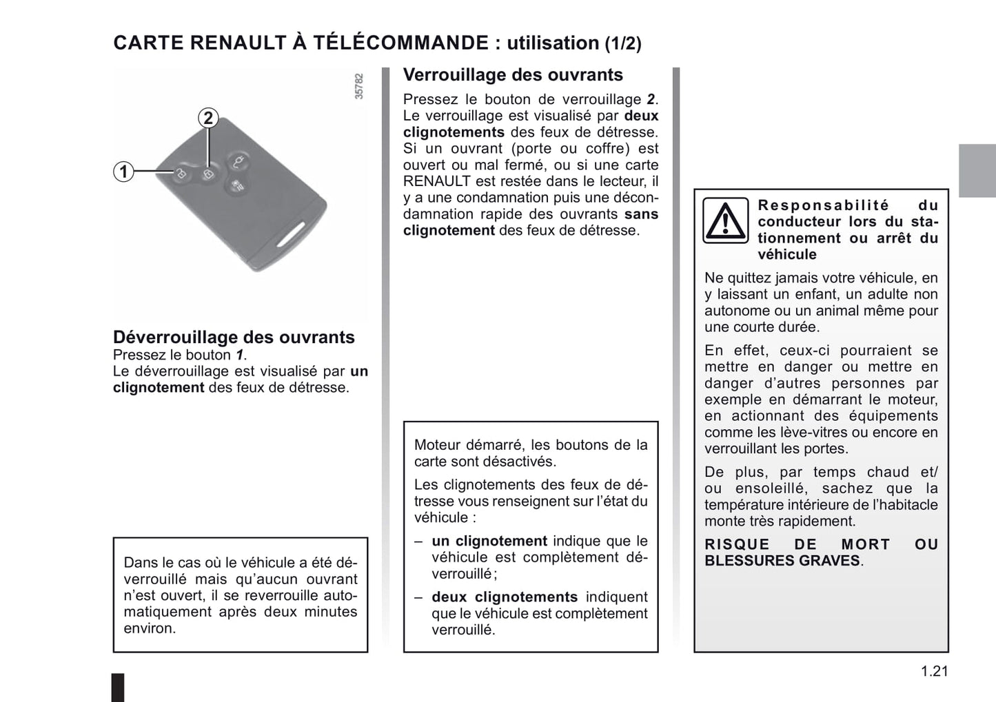 2018-2019 Renault Zoe Owner's Manual | French