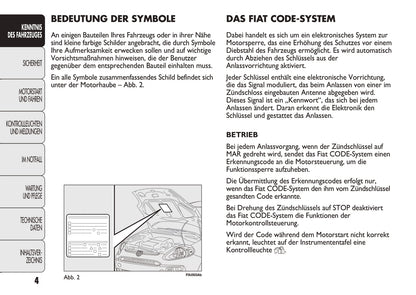 2010-2014 Abarth Punto Evo Owner's Manual | German